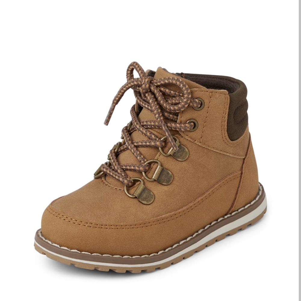 Children's Place Lace-Up Hi-Top Boots